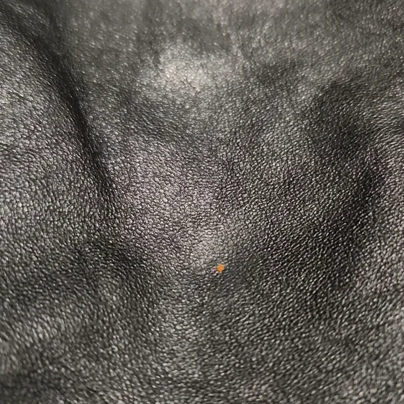 Vintage Cedars Petites High Rise Black Leather Pleated Trousers Tapered Pants - Picture 12 of 15